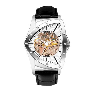 COGU盾牌镂空机械腕表  C621