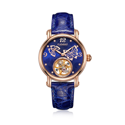 COGU 3D蝶恋双飞真钻陀飞轮女式腕表 C618L