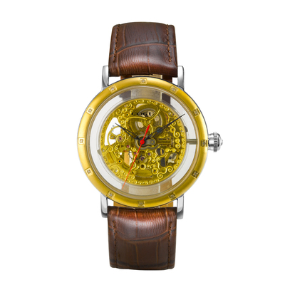 COGU悬浮全镂空真钻机械腕表 P3130