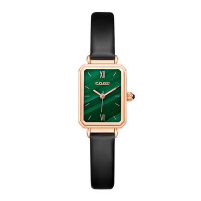 COGU简约孔雀石纹理方形女表 C6105